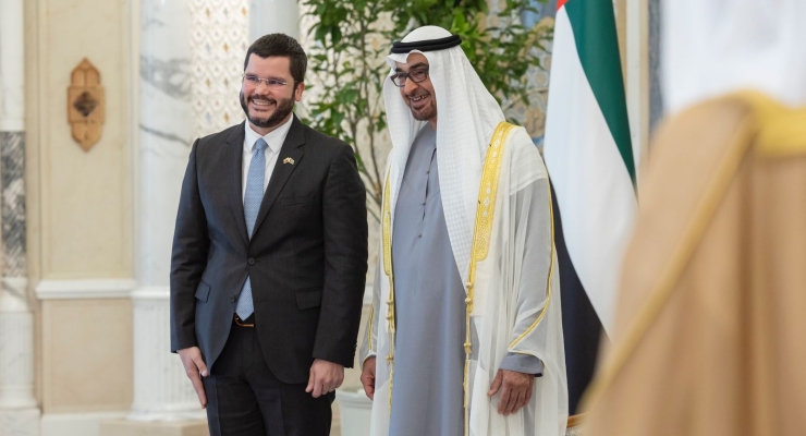 Embajador Luis Merlano Hoyos presentó cartas credenciales ante el presidente de Emiratos Árabes Unidos