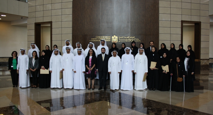 Finaliza con éxito el curso de español a diplomáticos del Ministerio de Relaciones Exteriores y Cooperación Internacional de Emiratos Árabes Unidos