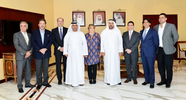 El Embajador de Colombia en Emiratos Árabes Unidos se reunió con el Primer Vicepresidente de la Cámara de Comercio 