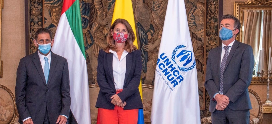 Colombia recibe millonaria donación de Emiratos Árabes Unidos para atender a migrantes