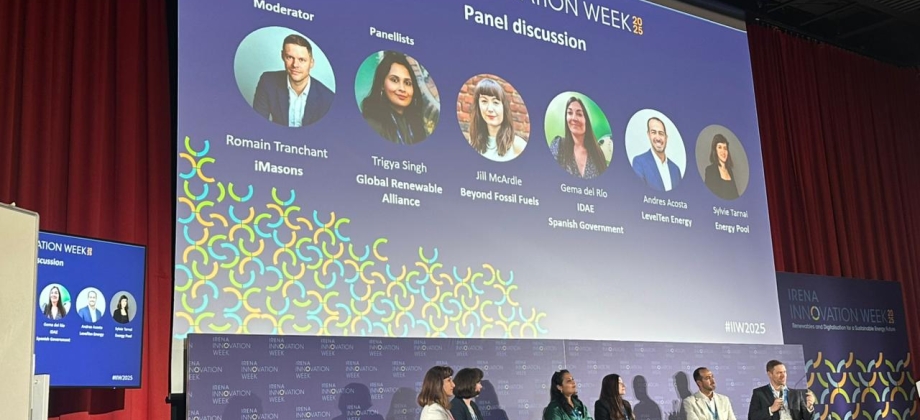 Colombia reafirma su compromiso con una transición energética justa e inclusiva en la Semana de la Innovación de IRENA 2025