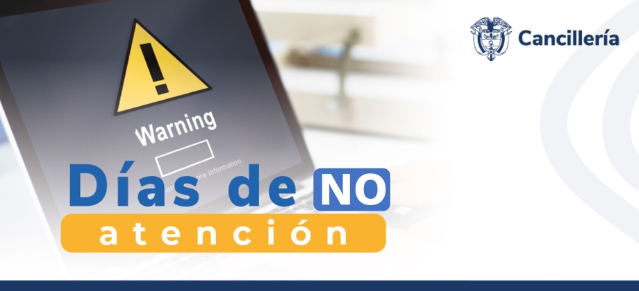 Embajada de Colombia y su sección consular en Emiratos Árabes Unidos no tendrán atención al público el 29 de septiembre de 2023