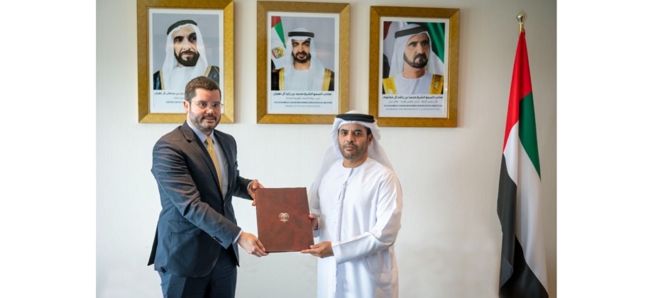 Embajador de Colombia presentó copia de cartas credenciales ante el Subsecretario General de Protocolo de Emiratos Árabes Unidos