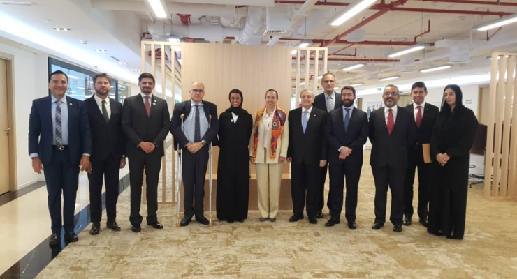 El Embajador de Colombia asistió a la reunión de Grupo de Latinoamérica y el Caribe con la Ministra de Cultura de Emiratos Árabes Unidos